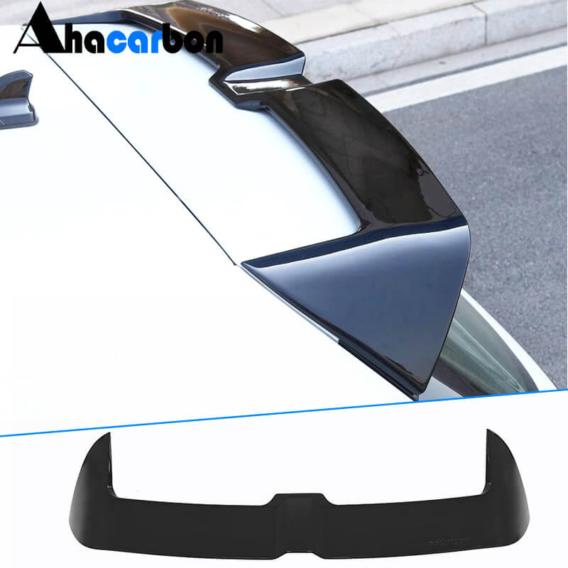 For Volkswagen VW Golf 8 MK8 R-LINE 2021-2023 Gloss Black Rear Roof Spoiler Window Wing Lip