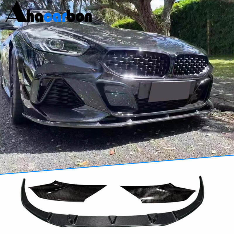 BMW Z4 G29 M40i Carbon Fiber Front Bumper Lip Spoiler | Exterior Mods ...