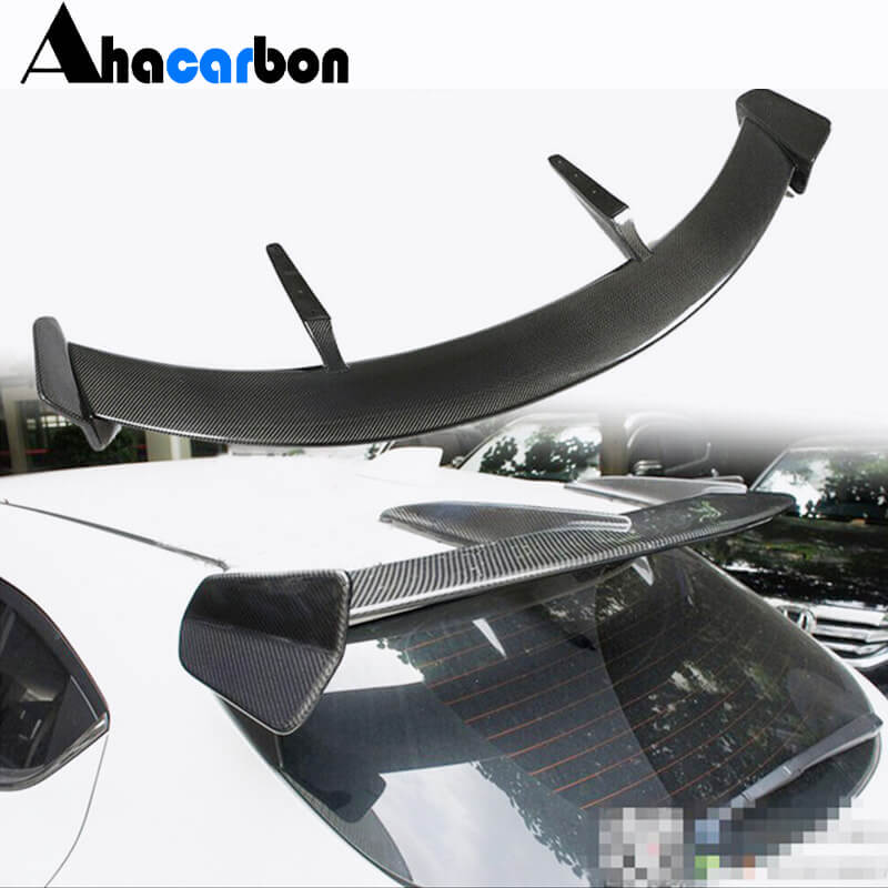 For Mazda 3 Axela Carbon Fiber/FRP Rear Roof Spoiler Window Wing Lip