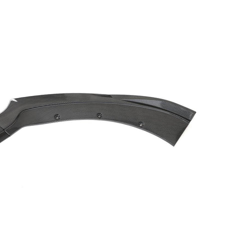 Ford Mustang 2015-2017 Carbon Fiber Pattern Front Bumper Lip ABS 3PCS-Ahacarbon