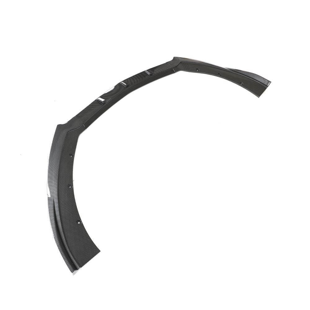 Ford Mustang 2015-2017 Carbon Fiber Pattern Front Bumper Lip ABS 3PCS-Ahacarbon