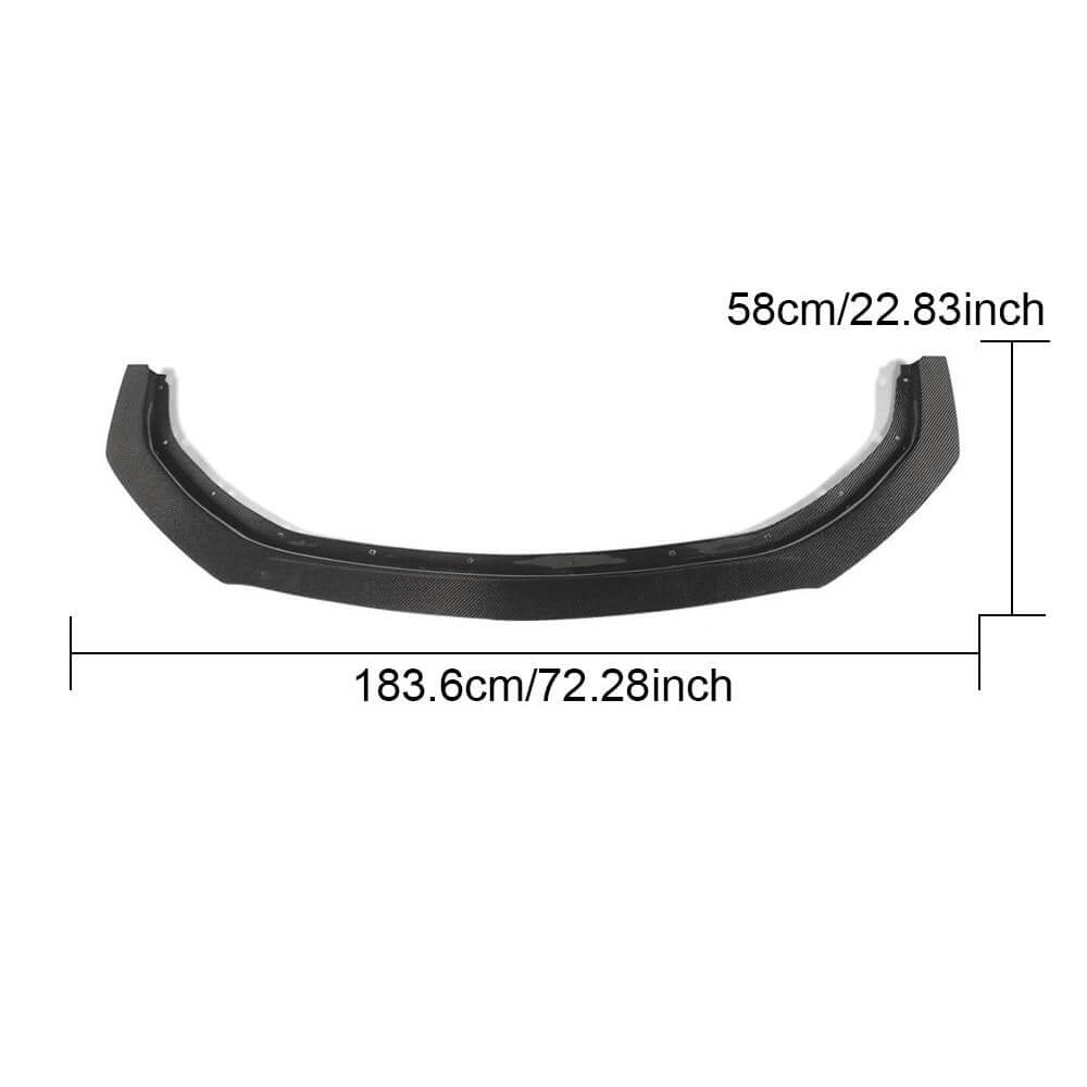 Ford Mustang Standard 2024UP Carbon Fiber Front Bumper Lip-Ahacarbon