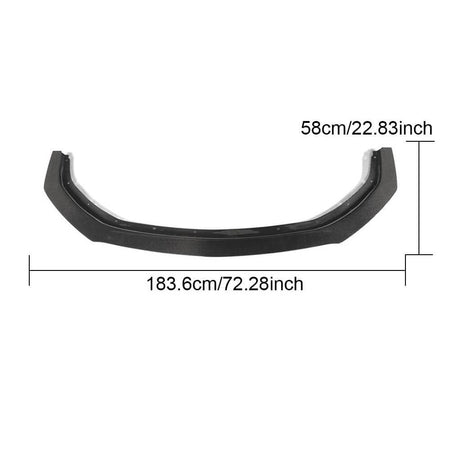 Ford Mustang Standard 2024UP Carbon Fiber Front Bumper Lip-Ahacarbon