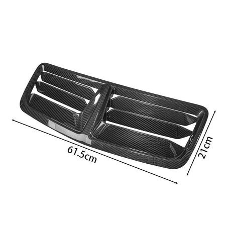 Ford Mustang GT Dark Horse 2024 2025 Hood Air Fender Vent Dry Carbon Fiber-Ahacarbon