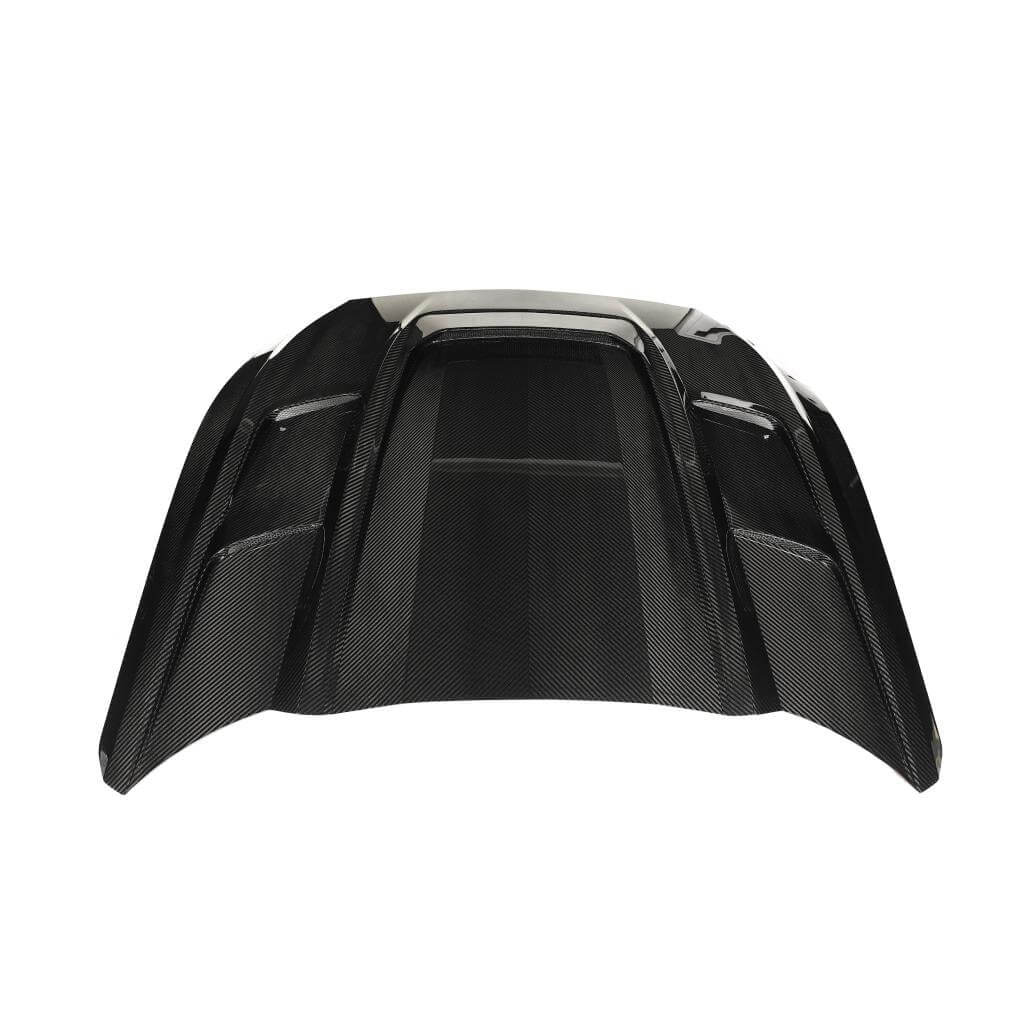 DryCarbonFiberEngineBonnetHood CoverforFordMustangGTS65020242025-Ahacarbon