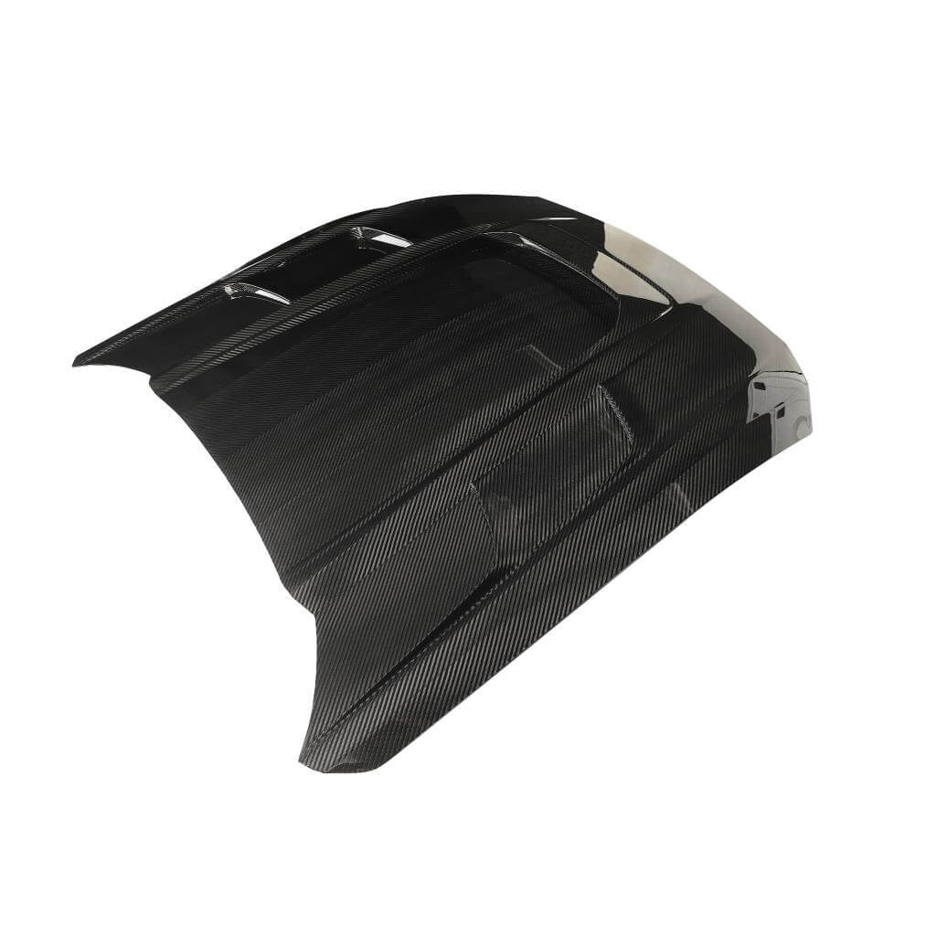 DryCarbonFiberEngineBonnetHood CoverforFordMustangGTS65020242025-Ahacarbon