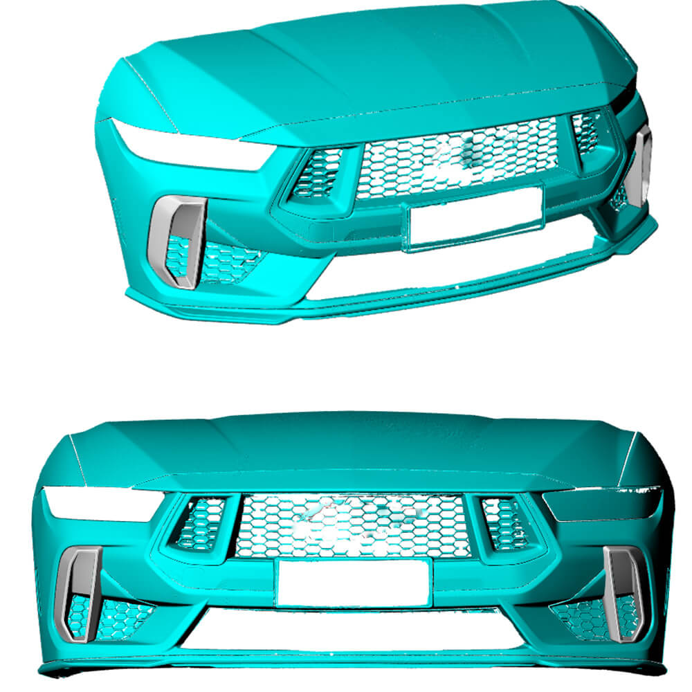 DryCarbonFiberFrontAirIntakeCovers forFordMustangGTS65020242025-Ahacarbon