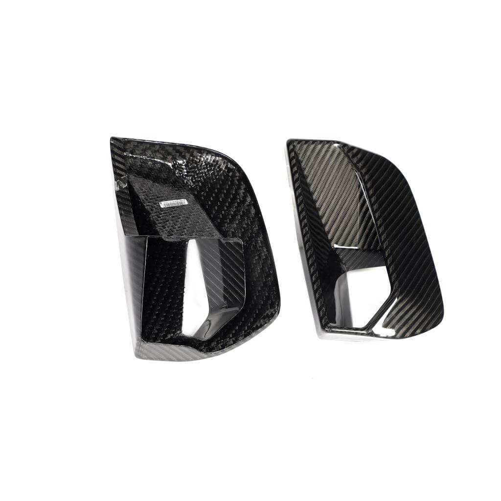 DryCarbonFiberFrontAirIntakeCovers forFordMustangGTS65020242025-Ahacarbon
