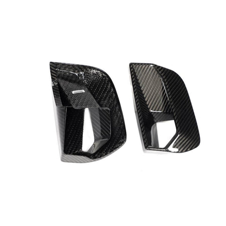 DryCarbonFiberFrontAirIntakeCovers forFordMustangGTS65020242025-Ahacarbon