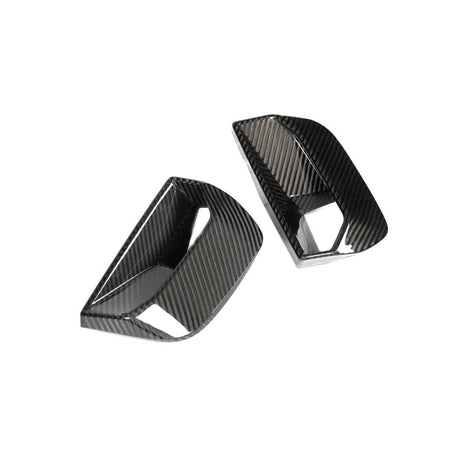 DryCarbonFiberFrontAirIntakeCovers forFordMustangGTS65020242025-Ahacarbon