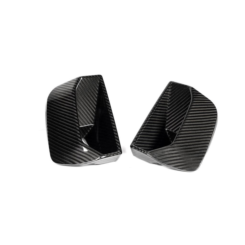 DryCarbonFiberFrontAirIntakeCovers forFordMustangGTS65020242025-Ahacarbon