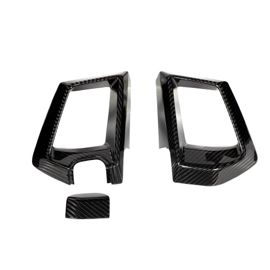 DryCarbonFiberFrontGrillAirIntakeVent forFordMustangGTS65020242025-Ahacarbon