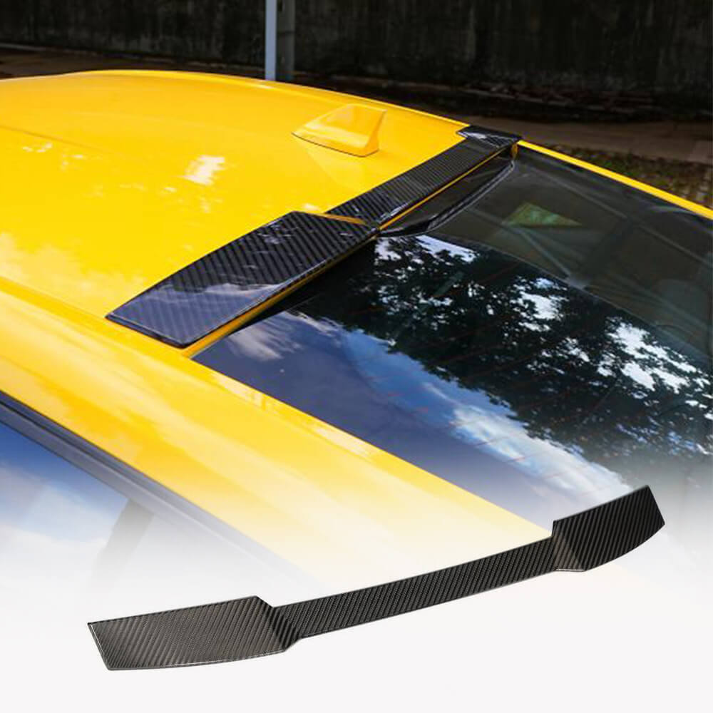 DryCarbonFiberRearRoofSpoilerforFord MustangGTS65020242025-Ahacarbon