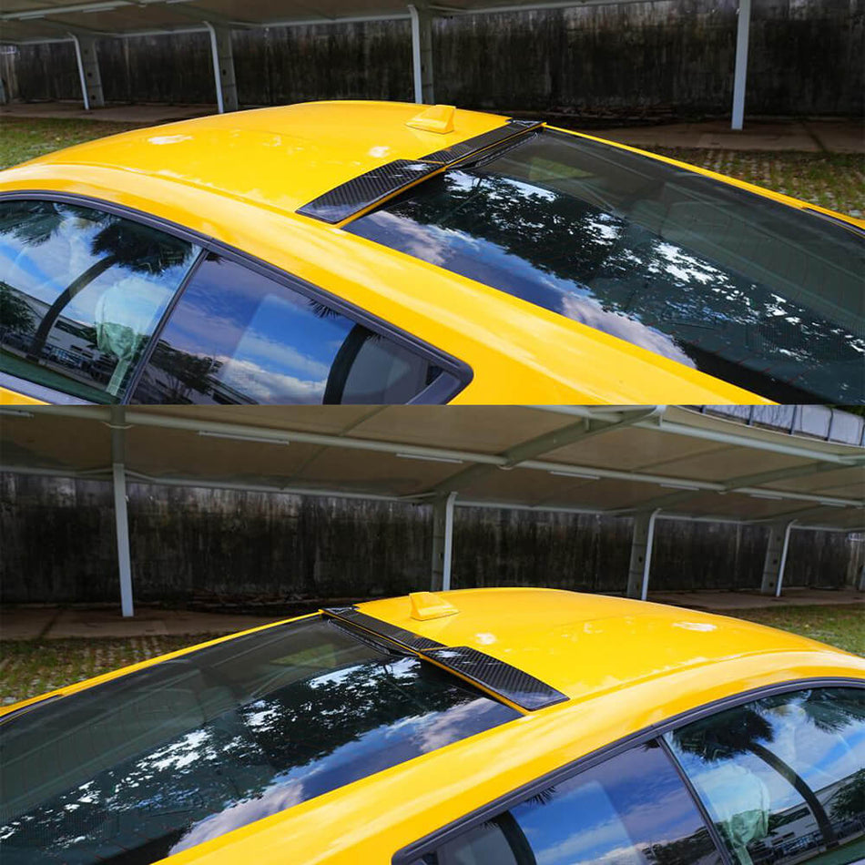 DryCarbonFiberRearRoofSpoilerforFord MustangGTS65020242025-Ahacarbon
