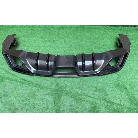 Ford Mustang S650 2018-2024 Carbon Fiber Rear Bumper Diffuser Lip-Ahacarbon