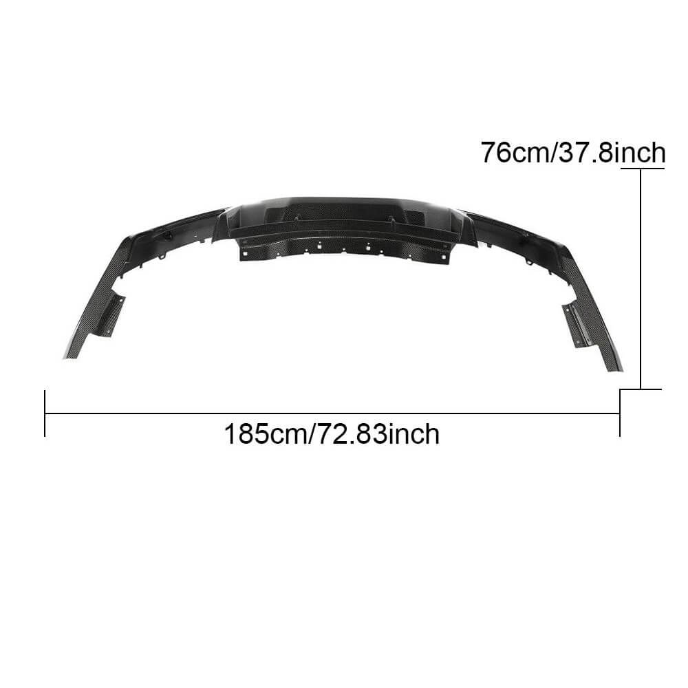 Ford Mustang Standard 2024UP Carbon Fiber Rear Bumper Diffuser-Ahacarbon