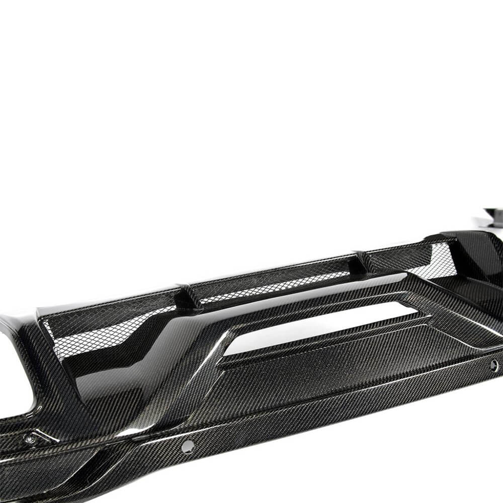 Ford Mustang Standard 2024UP Carbon Fiber Rear Bumper Diffuser-Ahacarbon