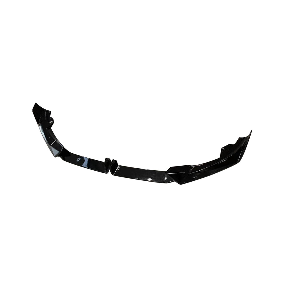 Front Bumper Lip for BMW X6 G06 M Sport Utility 23-24 ABS Glossy Black