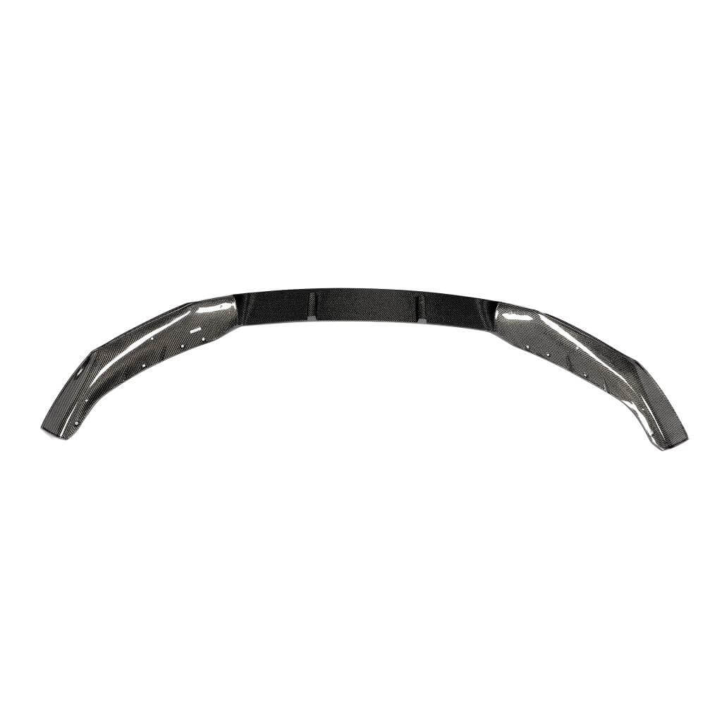 FullCarbonFiberFrontBumperLipforBMW5SeriesG30LCI530iBaseSedan4-Door2021-2023-www.ahacarbon.com