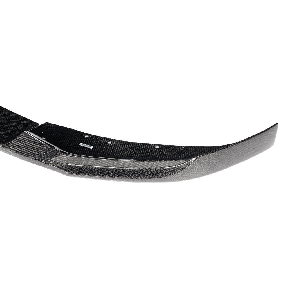 FullCarbonFiberFrontBumperLipforBMW5SeriesG30LCI530iBaseSedan4-Door2021-2023-www.ahacarbon.com