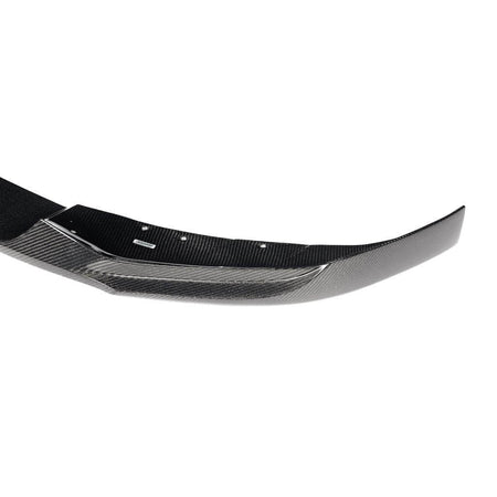 FullCarbonFiberFrontBumperLipforBMW5SeriesG30LCI530iBaseSedan4-Door2021-2023-www.ahacarbon.com