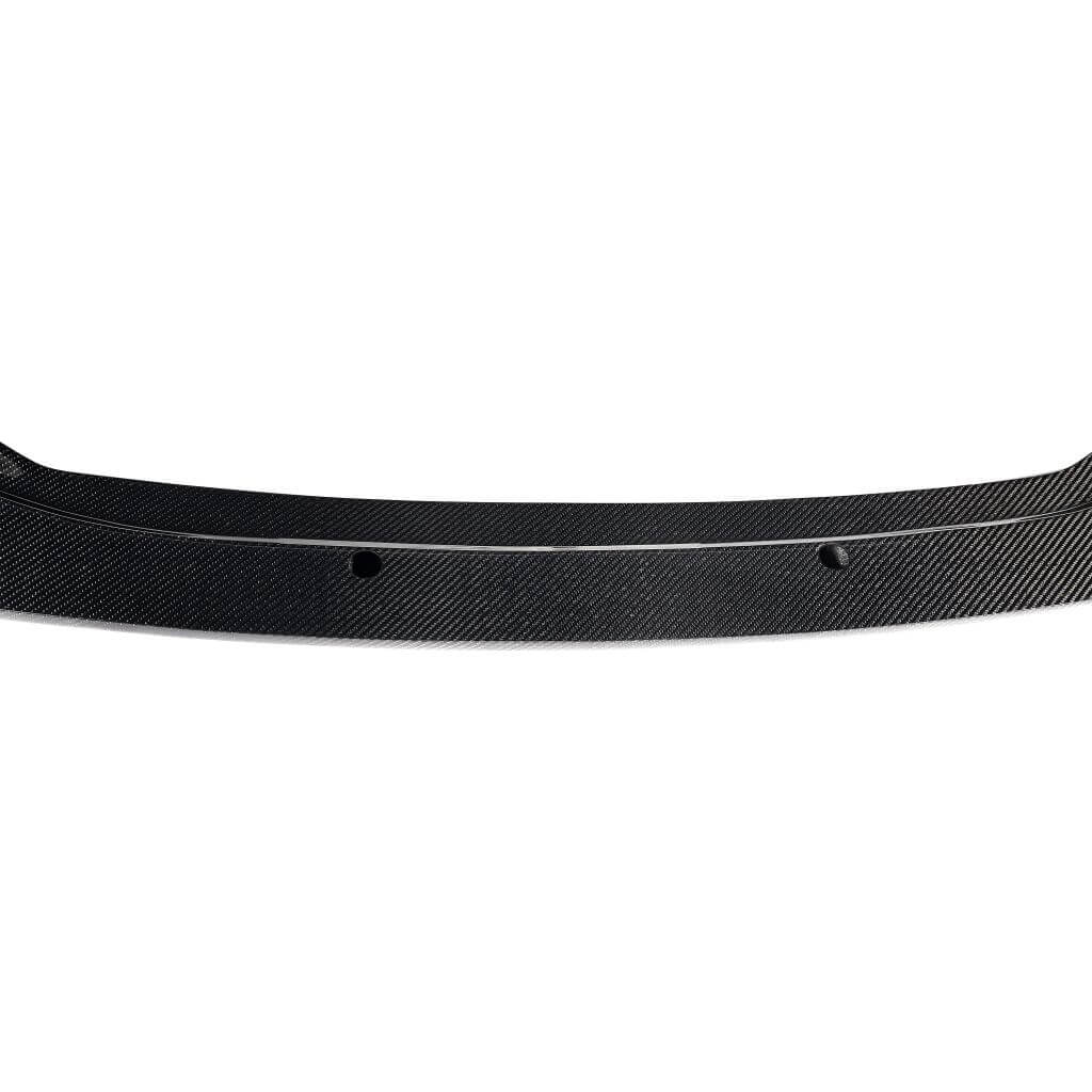 FullCarbonFiberFrontBumperLipforBMW5SeriesG30LCI530iBaseSedan4-Door2021-2023-www.ahacarbon.com