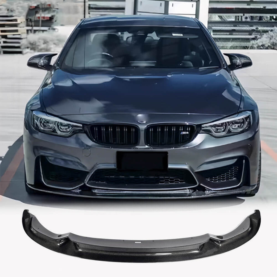 FullCarbonFiberFrontBumperLipforBMWF80M3F82F83M42014-2020-www.ahacarbon.com