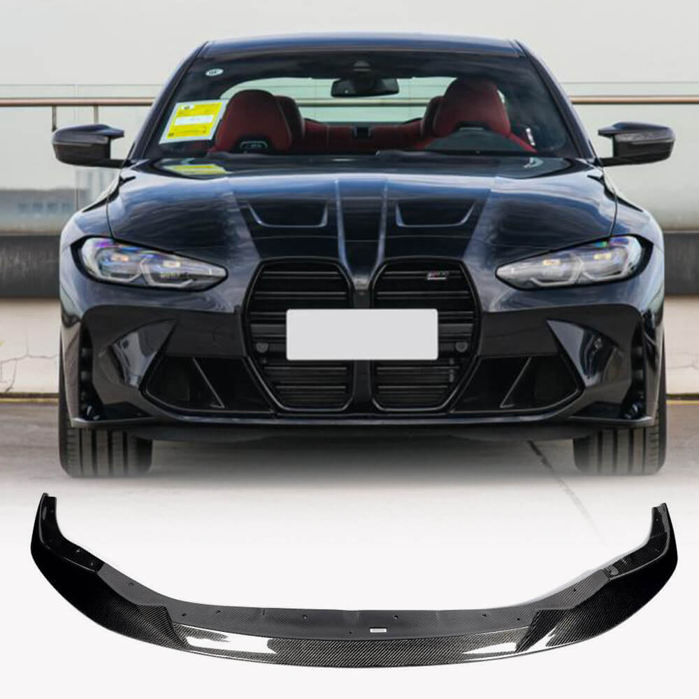 FullCarbonFiberFrontBumperLipforBMWG80M3G82G83M42Door4Door2021-2024-ahacarbon