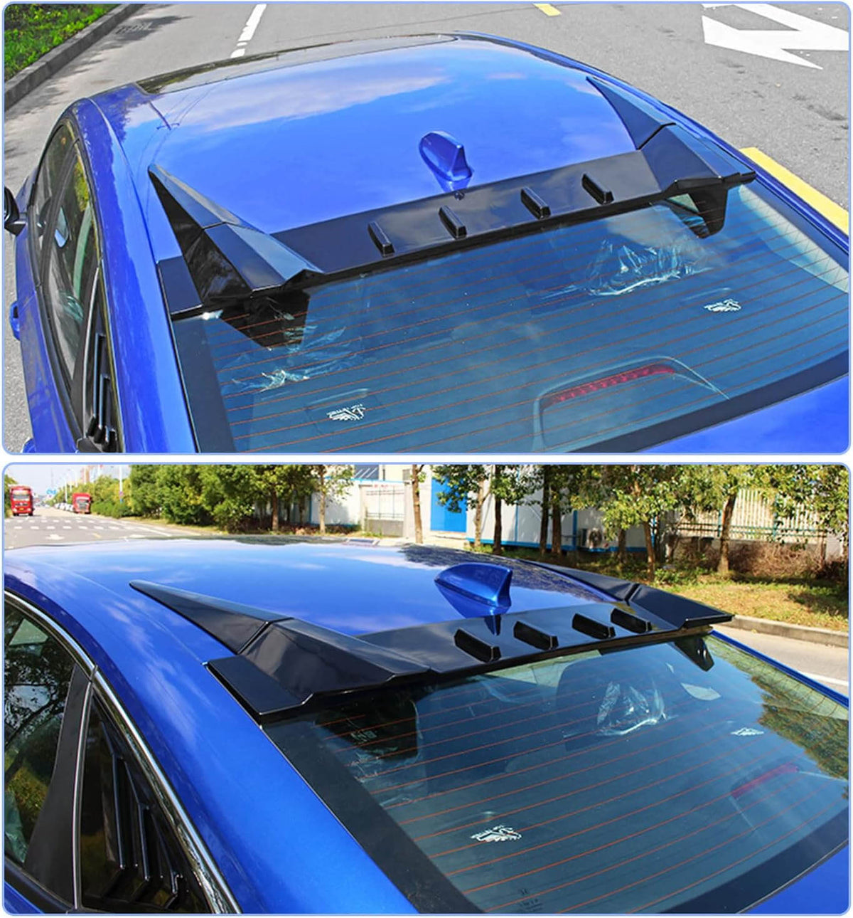 Honda Civic 11th Gen Sedan 2022 2023 2024 Rear Window Roof Spoiler Glo