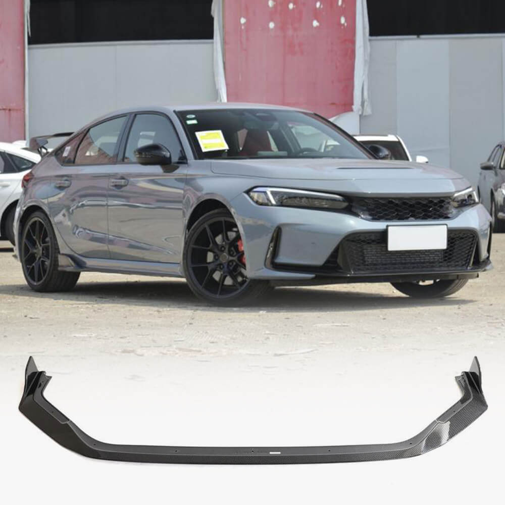 For Honda Civic TYPE R Carbon Fiber Front Bumper Lip Spoiler | Exterior ...