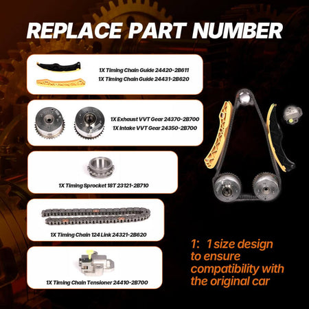 HyundaiAccentKiaRioSoul1.6LG4FC_2012-2021_AlloySteelEngineTimingChainKit_ahacarbon