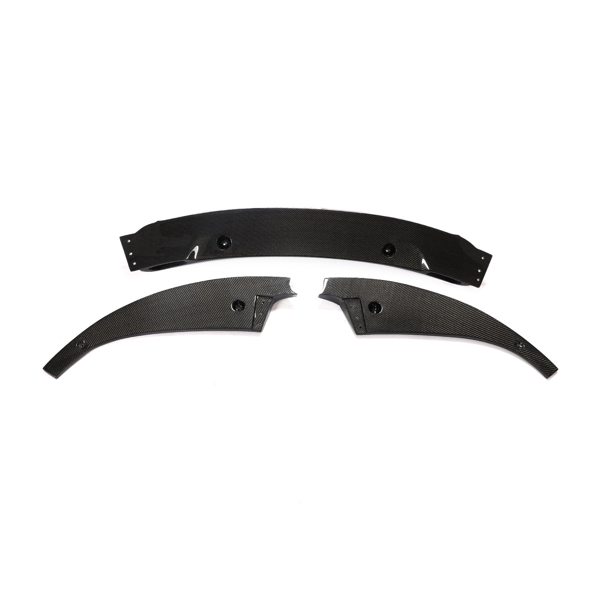BMW M6 front lip set package includes center and side pieces
