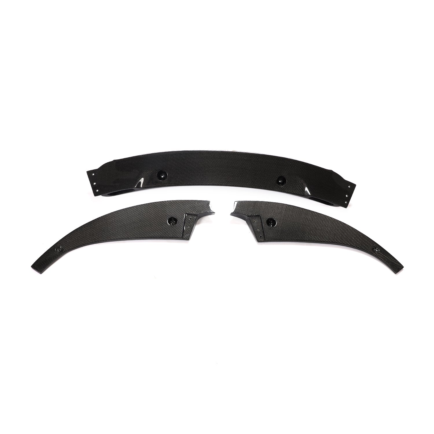 BMW M6 front lip set package includes center and side pieces