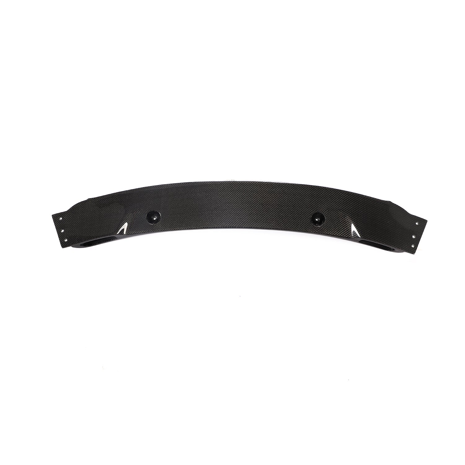 BMW M6 carbon fiber front lip mounting point detail