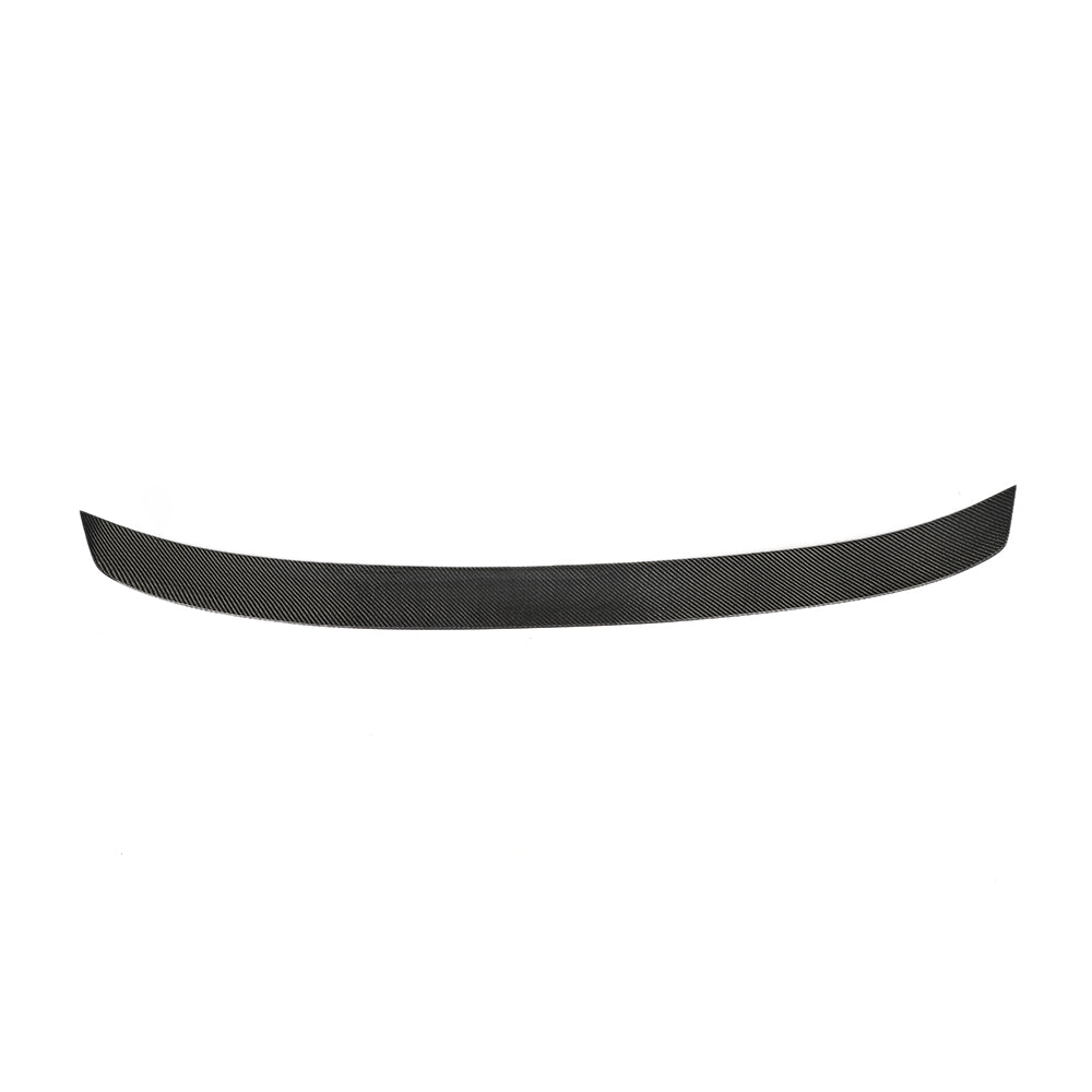 BMW G30 F90 rear trunk spoiler carbon fiber full product view