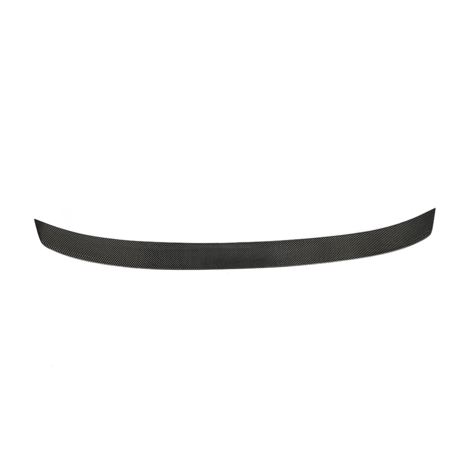 BMW G30 F90 rear trunk spoiler carbon fiber full product view