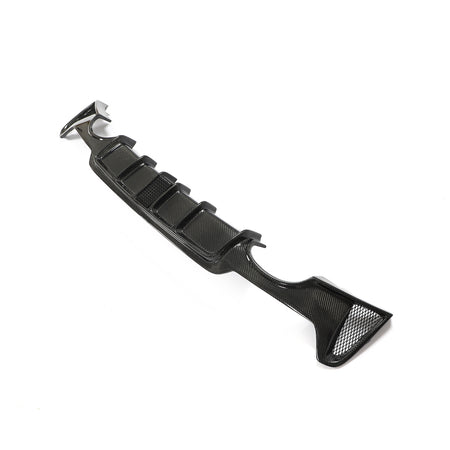BMW 4 Series F32 F33 F36 carbon fiber rear diffuser angled product view
