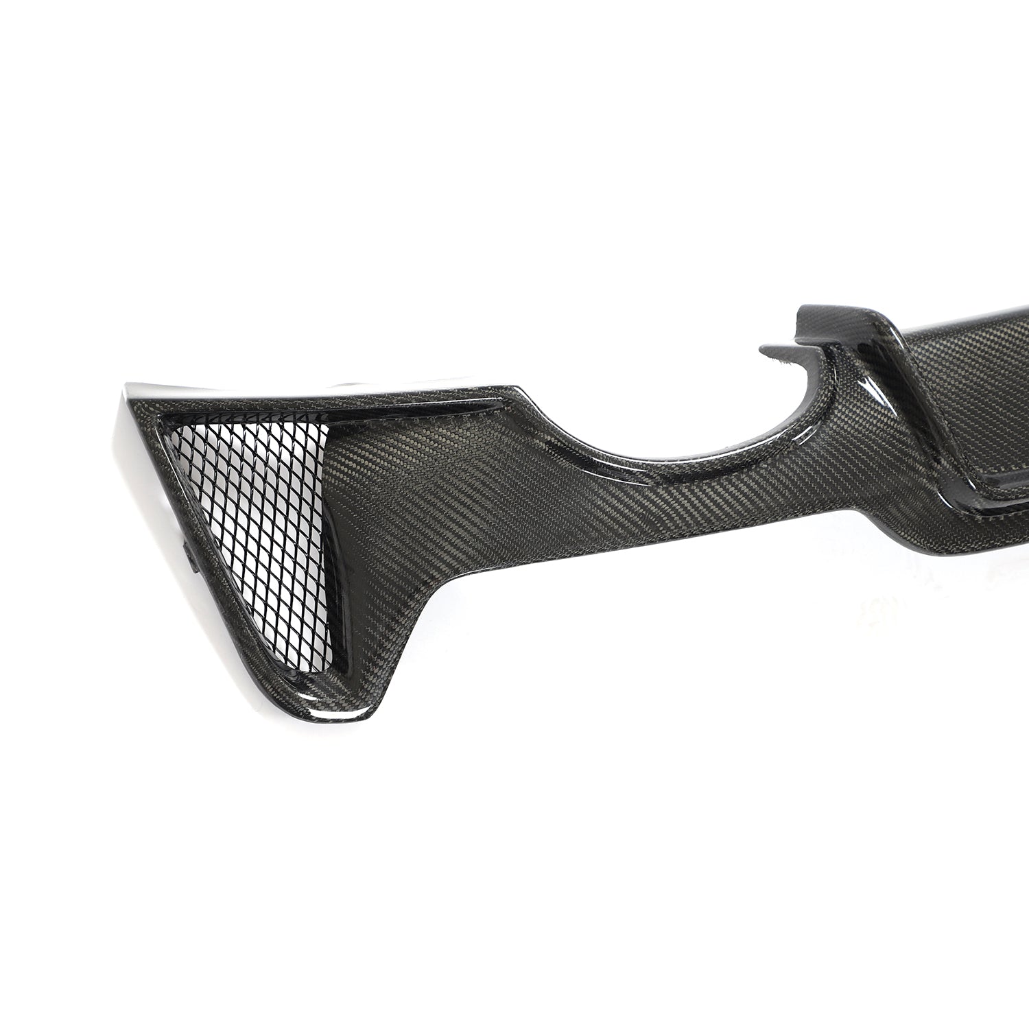 BMW F32 F33 F36 carbon fiber rear diffuser LED light detail