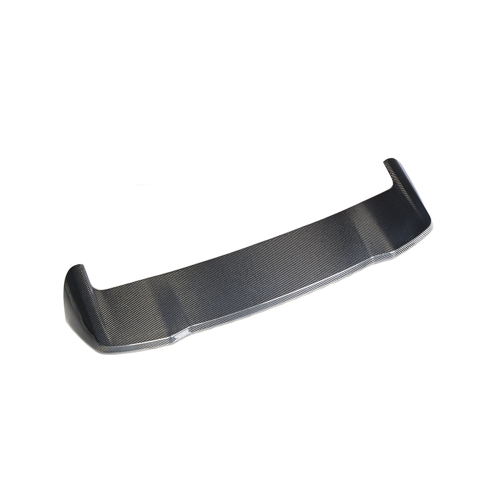 BMW X3 G01 carbon fiber rear window spoiler angled view