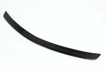 Mercedes W204 carbon fiber rear spoiler side profile detail