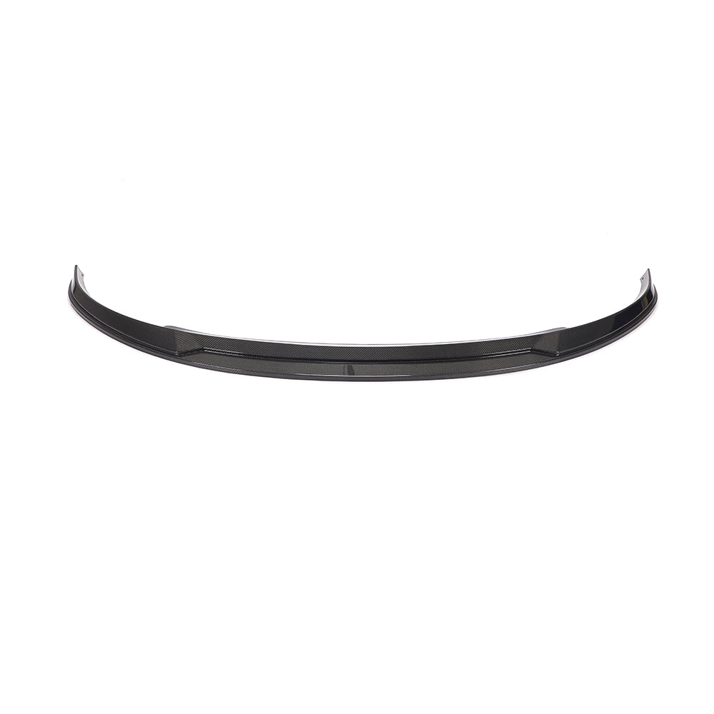 Tesla Model Y JC style carbon fiber front lip spoiler full view