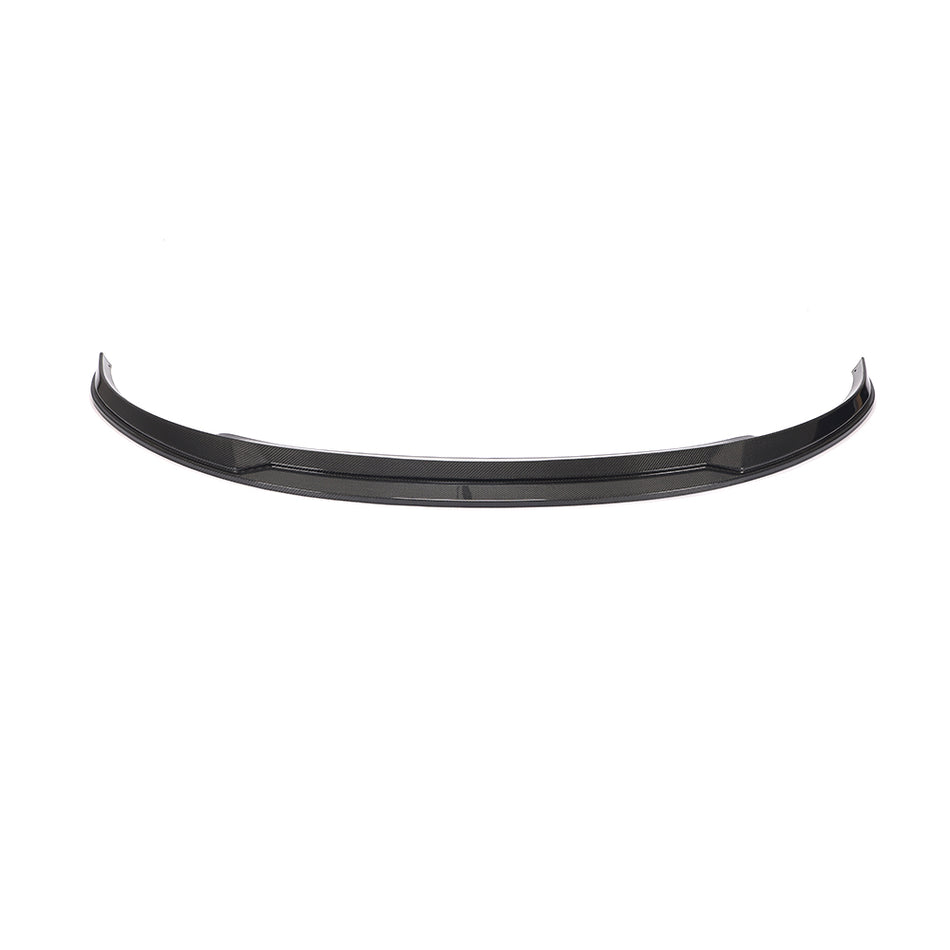 Tesla Model Y JC style carbon fiber front lip spoiler full view