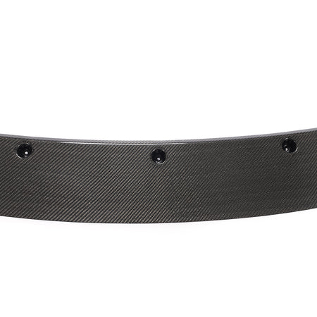 Tesla Model Y carbon fiber front lip mounting hole detail