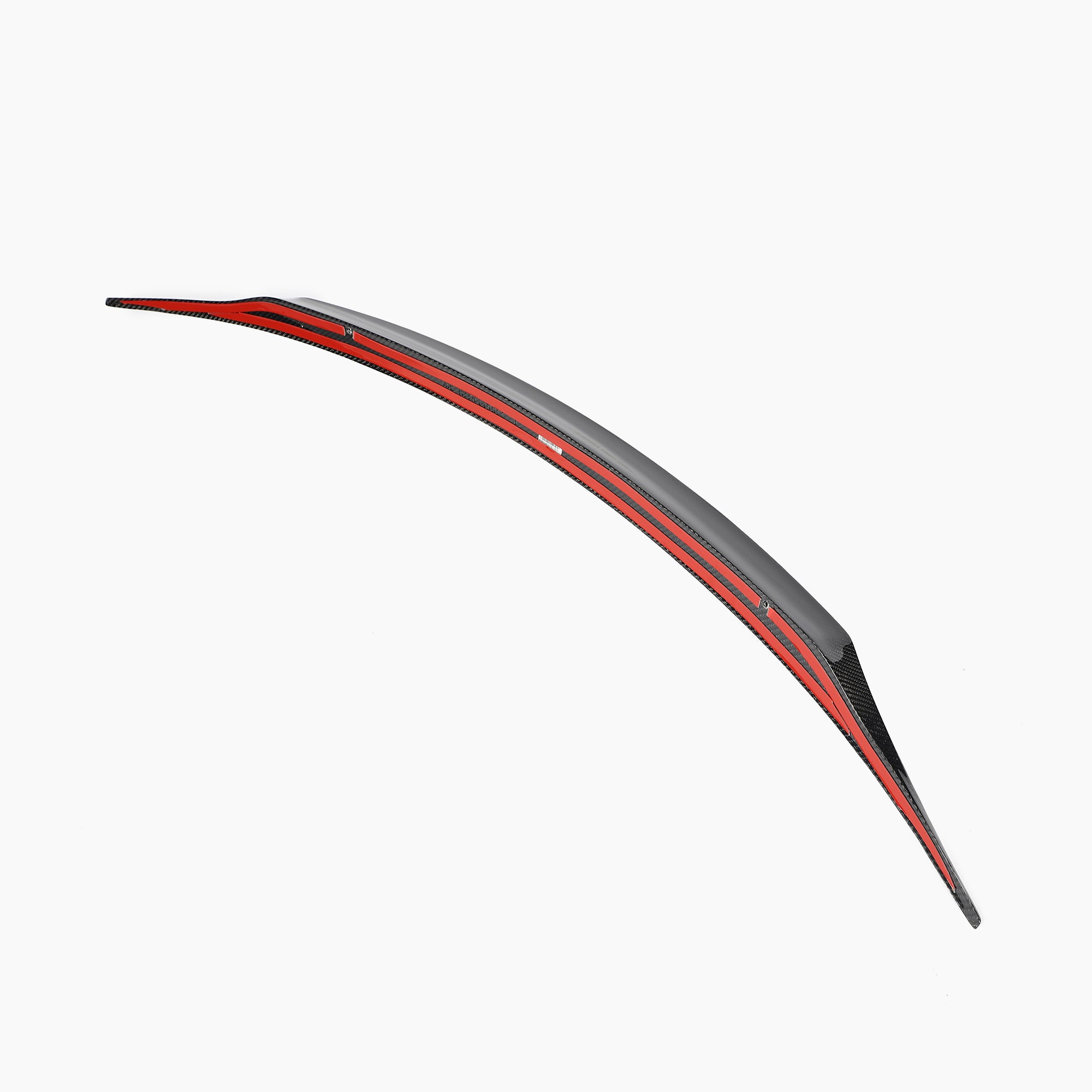 Porsche Macan rear middle wing curved side profile