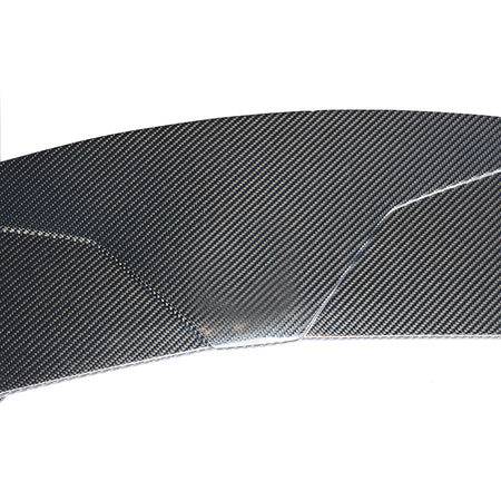 Chevrolet Camaro carbon fiber rear spoiler weave detail