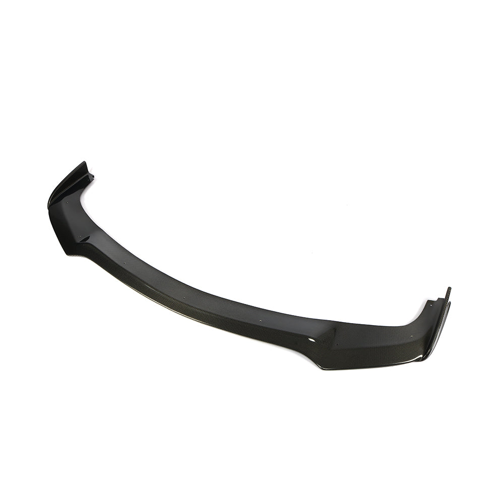 Infiniti Q50 carbon fiber front splitter angled product view