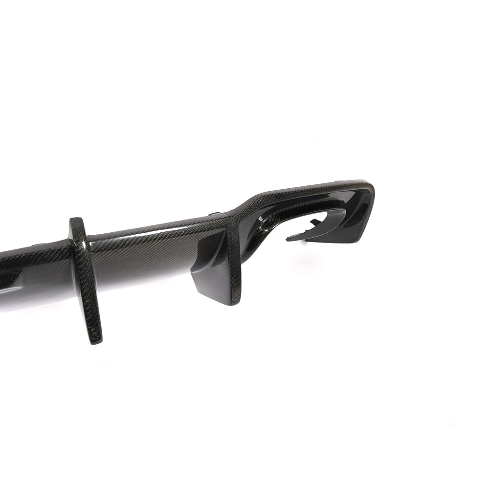 Audi A3 S3 rear diffuser side profile view