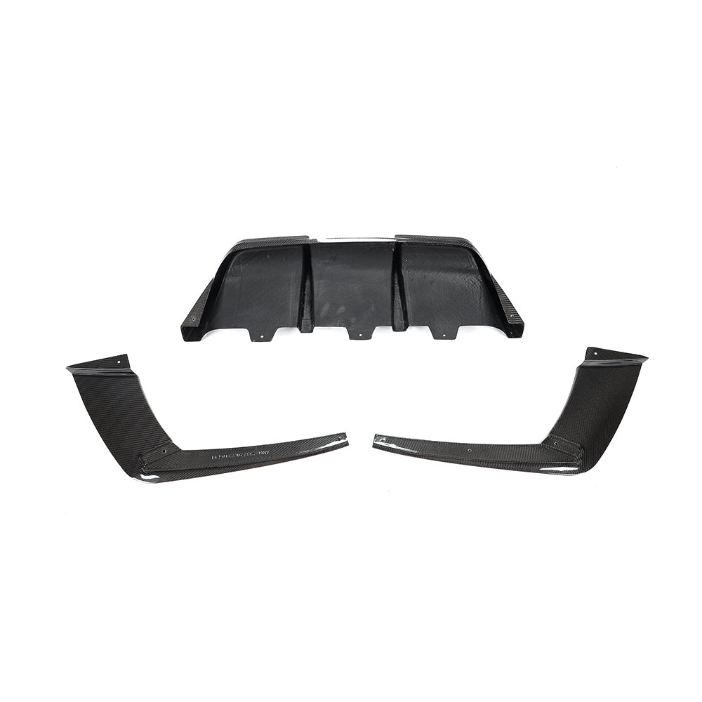 BMW M6 rear diffuser set with center section and side extensions