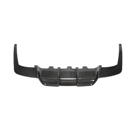 BMW M6 V-style carbon fiber rear diffuser full view