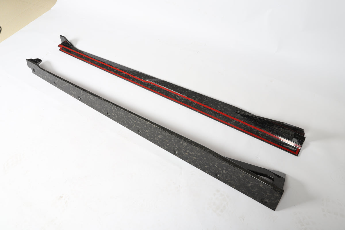 Lamborghini Huracan carbon fiber rocker panel extensions product view